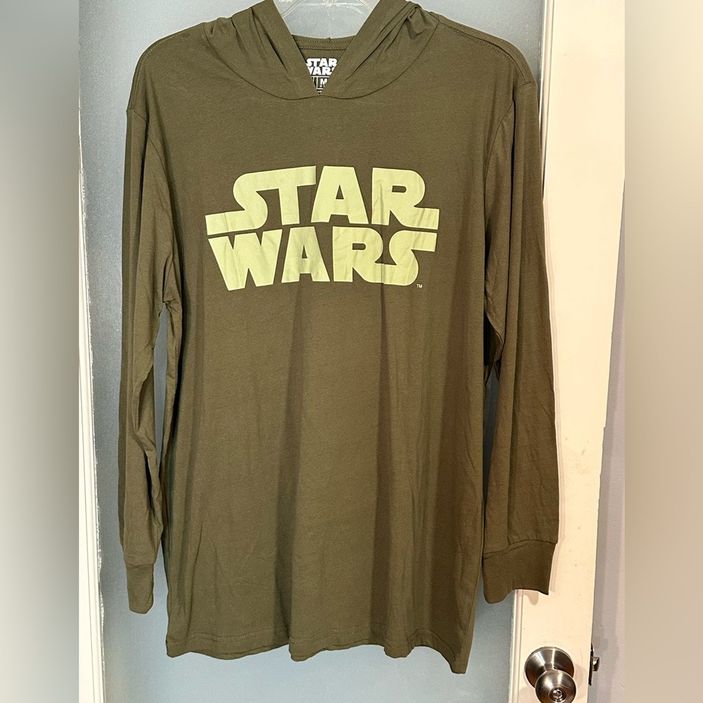 Star Wars long sleeve hooded T shirt  hoodie 2X